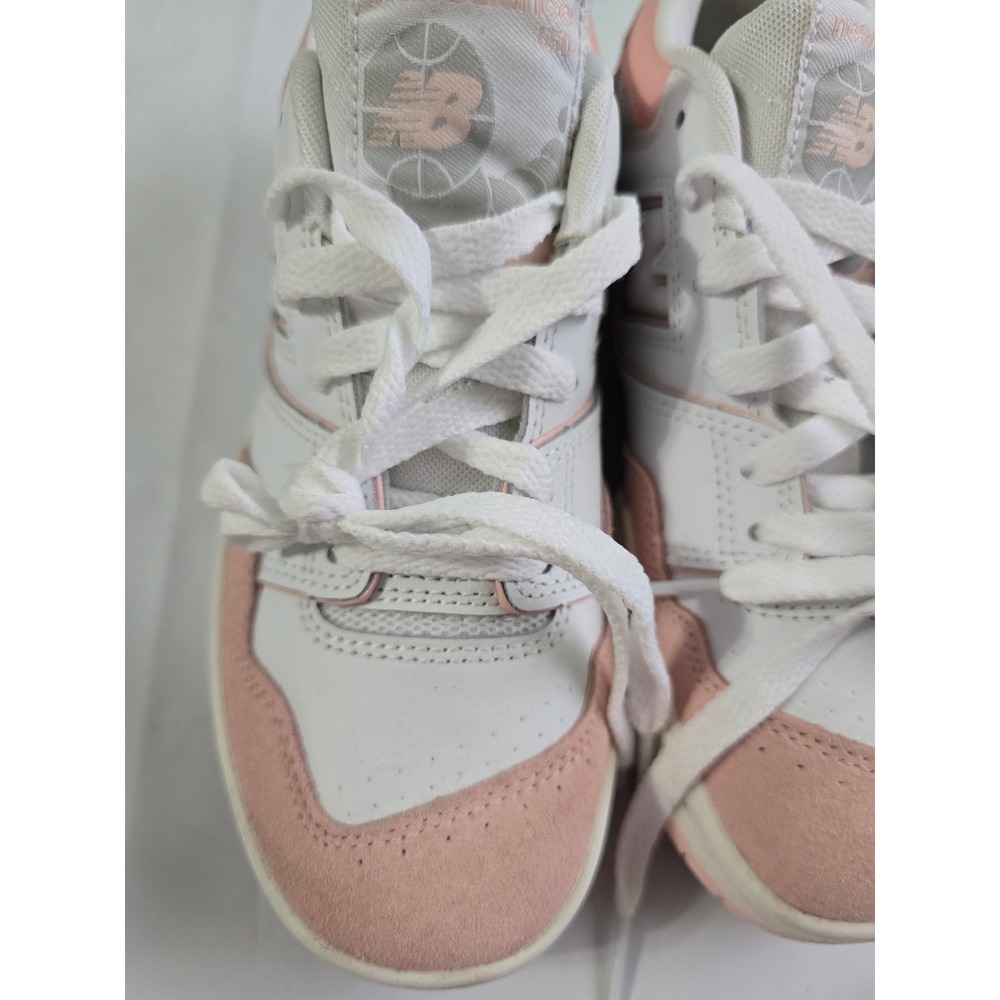 New Balance 550 White Pink Sneakers GSB550CD Womens 7.5 Kids 6 Low Top NWOT - Picture 4 of 15
